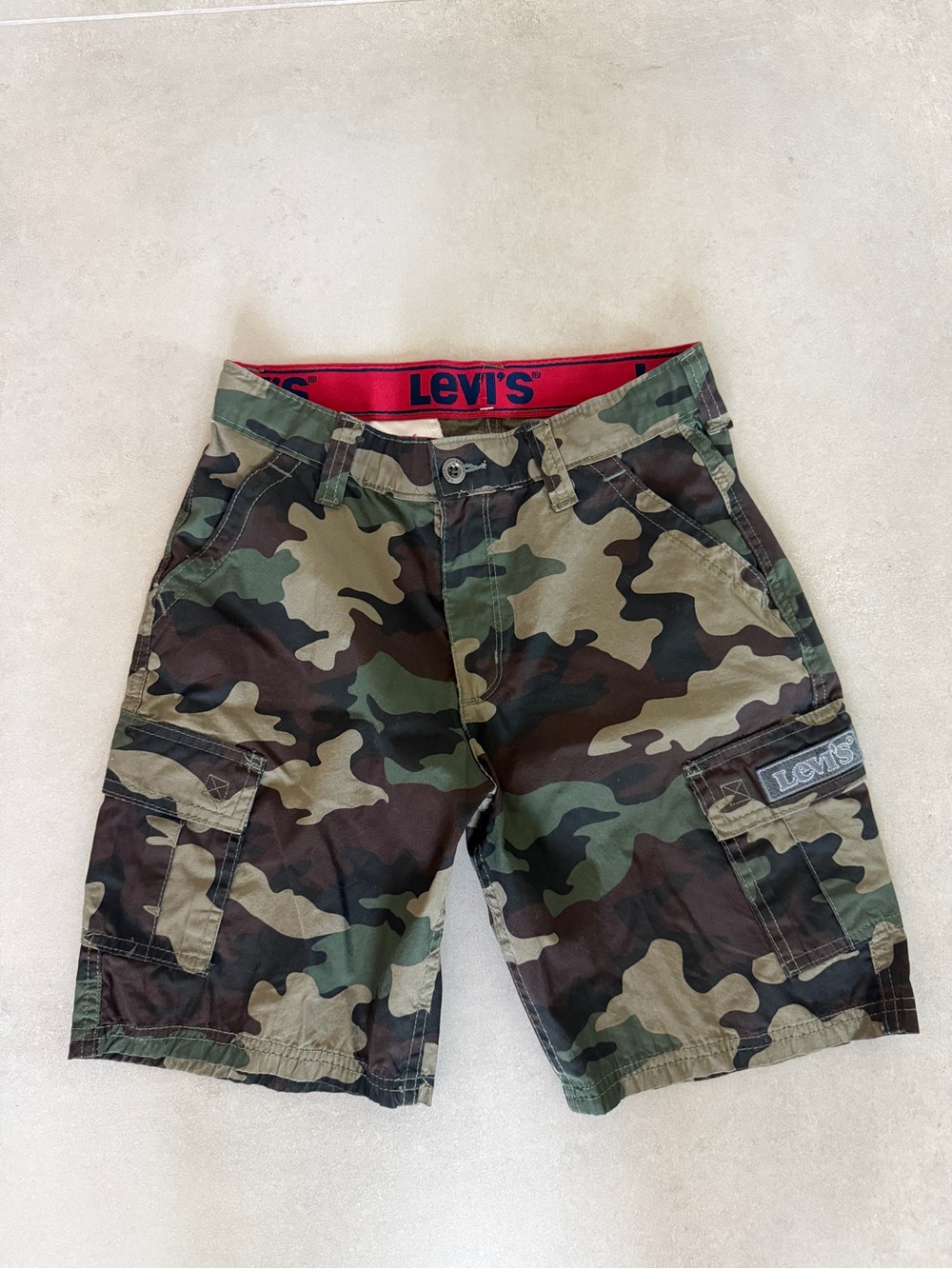Kids Levi’s Camo Cargo Shorts
